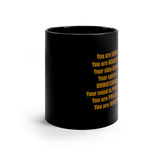 11oz Black Mug