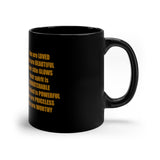 11oz Black Mug